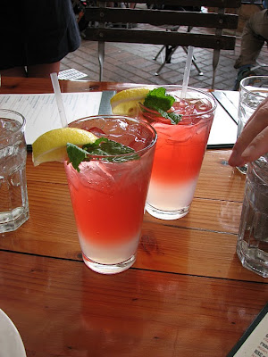 Even the non-alcoholic drinks are impressive at the Royal Street Cafe.