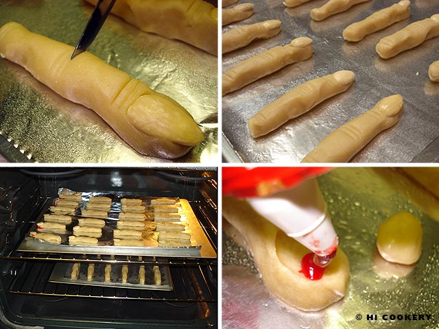 Freaky Finger Cookies