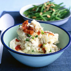 Potato Salad with Sour Cream and Scallions