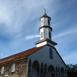 Wooden church in Dalcahue