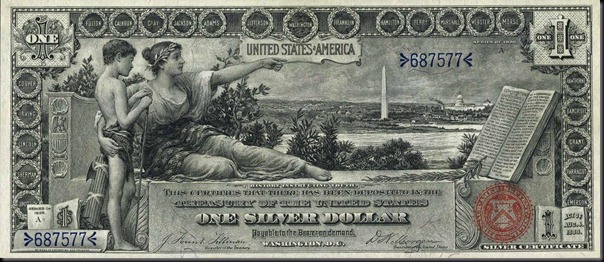 banknot jednodolarowy