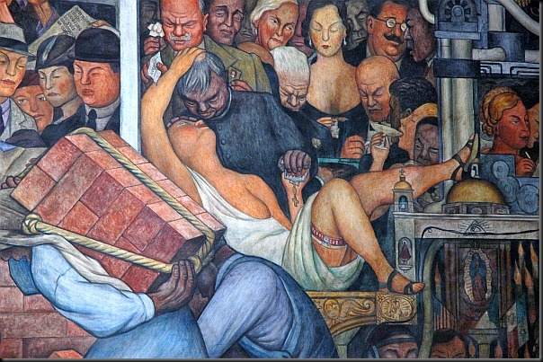 diego rivera - mural z pałacu narodowego