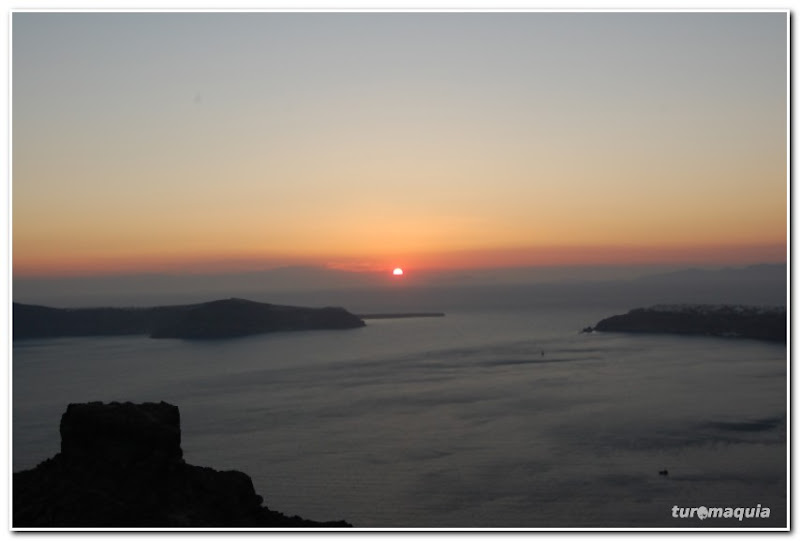 Por-do-sol Santorini