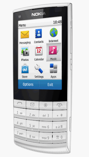 Nokia X3 Touch And Type Images. Nokia X3 Touch and Type is