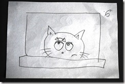 storyboard - cat rolls eyes storyboard - cat rolls eyes