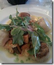 Scallops, two bronzed, two pale