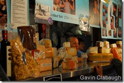 Bob Sparrow at the meat counter