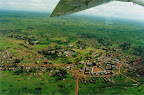 Kitgum township from the air