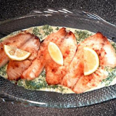 Uncle Bill's Sole Florentine With Spinach