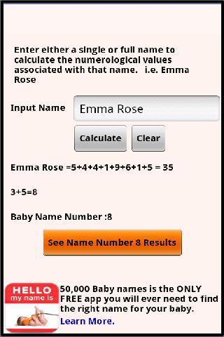 Baby Names Numerology