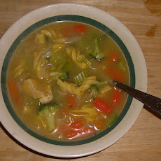 Broccoli & Chicken Noodle Soup