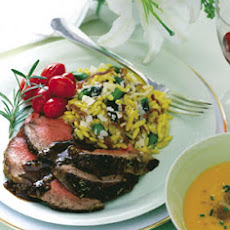 Roast Leg of Lamb with Fennel Butter