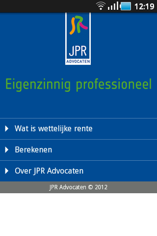 JPR Wettelijke rente