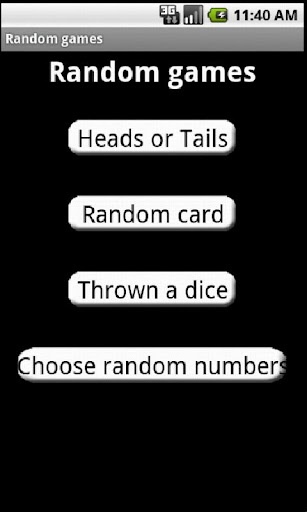 Random games