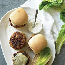 Emeril's Pork-and-Chorizo Burgers with Green-Chile Mayo