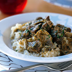 Lamb Stew with Leeks and Baby Artichokes