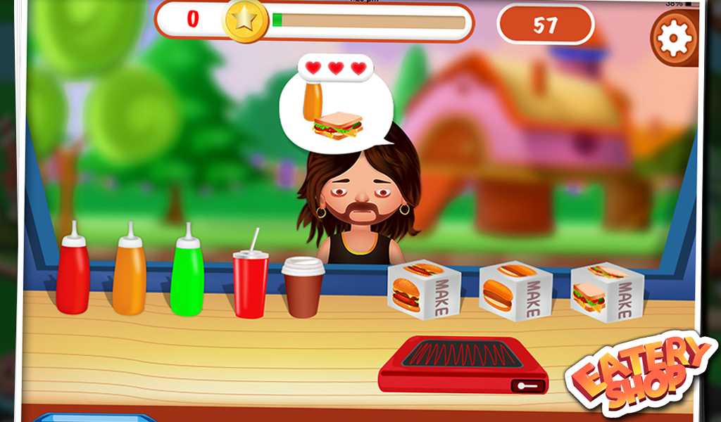 Android application Eatery Shop - Kids Fun Game screenshort