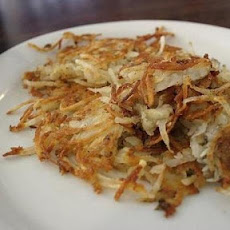 Baked Hash Browns Potatoes and Bacon - Homemade
