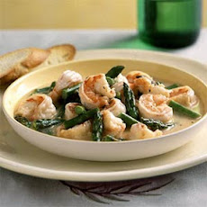Hot Garlic Shrimp and Asparagus