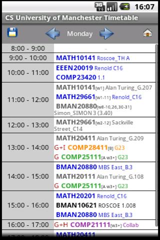 【免費教育App】CS Manchester Timetable-APP點子