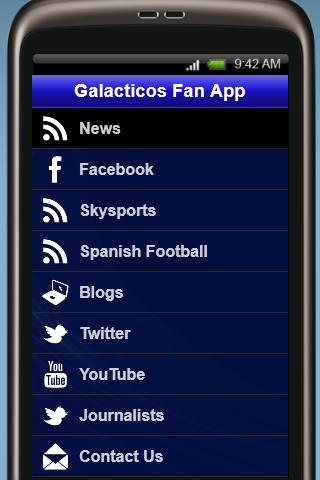 Galacticos Fan App