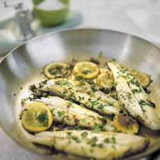Cod with Herbed White Wine Lemon Sauce