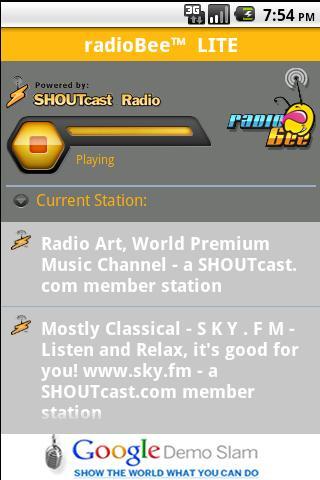 radioBee Lite - radio app