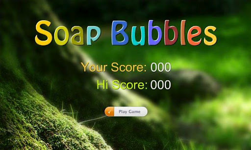 Pop Soap Bubbles