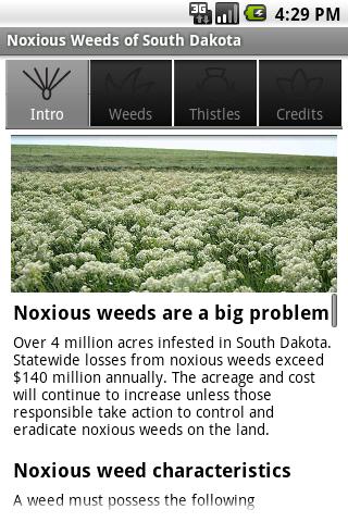 Noxious Weeds of South Dakota