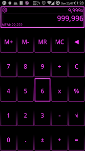 How to mod SCalc Neon Pink theme 1.0 unlimited apk for bluestacks