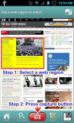 Websnap-Web capture Web widget