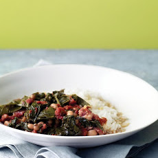 Braised Collards with Tomatoes