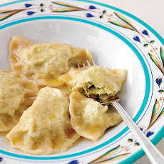 Pierogi with Cabbage Filling and Clarified Butter