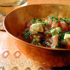 Tomato Salad with Avocado and Preserved Lemons