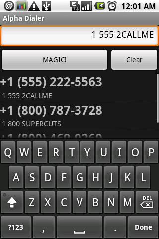 Keyboard Dialer