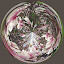Pink Blossom Tree by Colleen Legree - Abstract Fine Art ( abstract, circular, apple blossom, fineart, tree, fine art, circle, blossom )