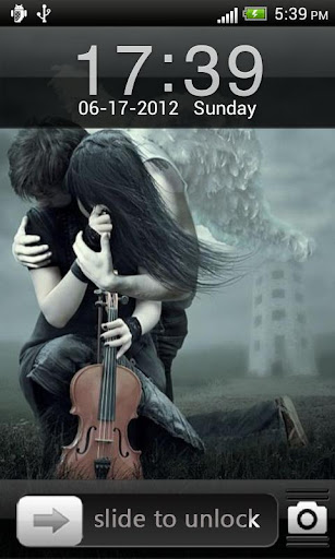 cool-couple-go-locker-theme for android screenshot