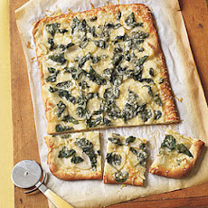 Spinach and Potato Pizza