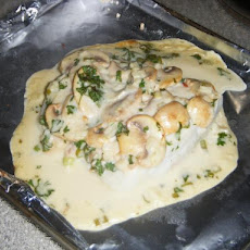 Halibut With Mushrooms