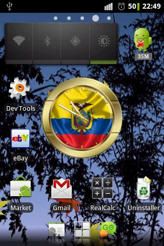 免費下載個人化APP|Ecuador flag clocks app開箱文|APP開箱王