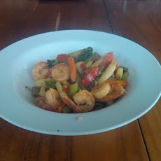 Sweet Chilli & Garlic Shrimp/Prawn Stir Fry