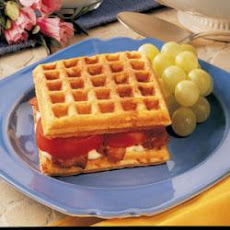Cornmeal Waffle Sandwiches
