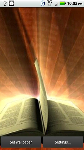 Bible Rays 3D Live Wallpaper