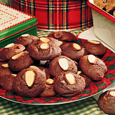 Chocolate-Almond Cookies