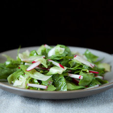 Radish and Escarole Salad with Anchovy Vinaigrette