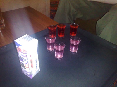 Some shots for us and a holy 5alive for Jon!