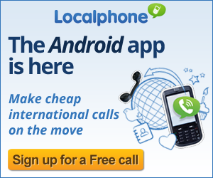 android, app, cheap international calls, localphone