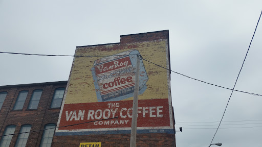 Old Ad for Coffee Building Art