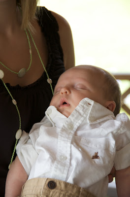 sleeping in his sunday best
