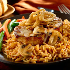 Cowboy Pork Chops With Bbq Rice